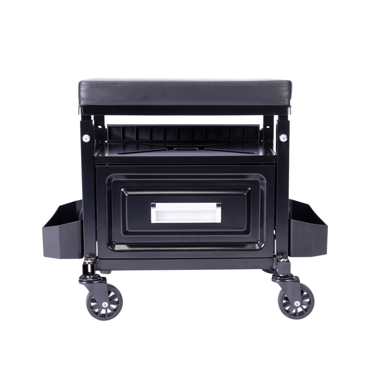 SGS Heavy Duty Adjustable Mechanics Seat with Drawer and Side Trays